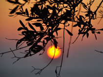 восход солнца в Монемвасии, Пелопоннес, март 2012
